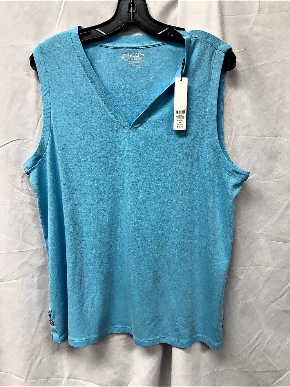 Chico's Tank in Blue Size 4 (20) NWT